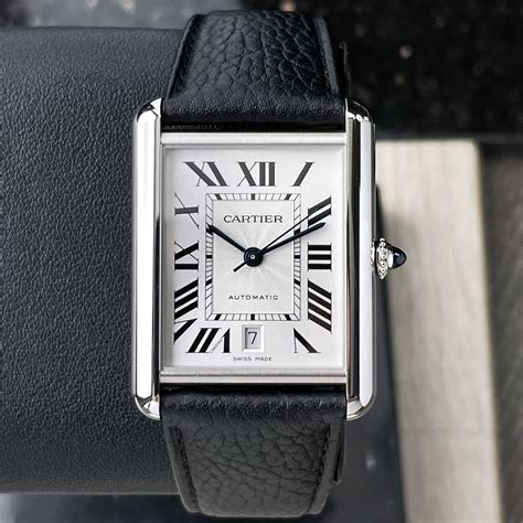 tank cartier watch|Cartier military tank watch.